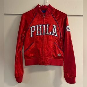 Vintage 76ers Hardwood Classics Jacket